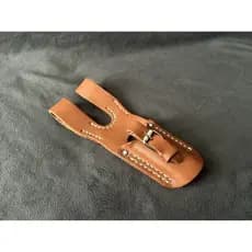Novo couro puro feito à mão 30 furos couro pendurado WW2 estilo japonês punctura bainha de couro pendurado 1897-1945 38