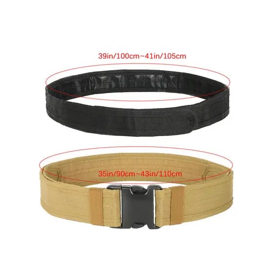 Tático 1680D Casual macacão cinto masculino feminino esportes ao ar livre ferro-livre Metal alergia cinto fivela de plás