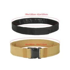Tático 1680D Casual macacão cinto masculino feminino esportes ao ar livre ferro-livre Metal alergia cinto fivela de plás