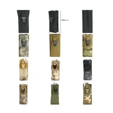 Bolsa multifuncional ao ar livre Molle tático Walkie-talkie talkie caso acessório saco usando cinto saco lateral saco de