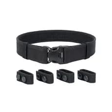 Esportes 1680D cinto sem ferro macacão cinto ao ar livre plástico Metal masculino fivela Casual tático 7cm cinto