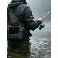 Bolsa de isca Bolsa de equipamento de pesca Bolsa de cintura multifuncional Bolsa mensageiro Bolsa de vara de pesca de g