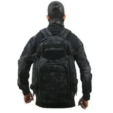 Deyi Mochila de viagem para acampamento, montanhismo ao ar livre, acampamento, mochila multifuncional de grande capacida