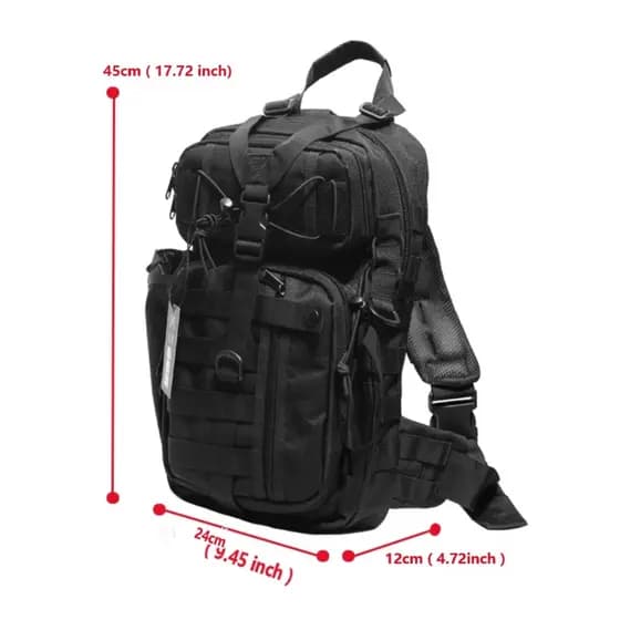 Deyi acampamento lazer saco de peito masculino arqueiro bolsa de ombro ao ar livre tático mochila multifuncional saco do