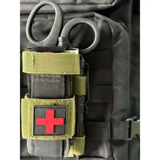 Ventilador militar ao ar livre saco da cintura pendurado saco Molle tático tesoura saco lanterna capa colete acessório p