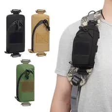 Nova alça de ombro portátil saco de peito EDC saco de armazenamento do telefone móvel multifuncional ao ar livre tático