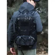Estilo ao ar livre camuflagem multifuncional esportes lazer mochila dos homens grande capacidade montanhismo à prova dwa
