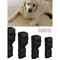 Joelheiras esportivas para animais de estimação, Leggings, cachorro de pelúcia, cirurgia, lesão, recuperação fixa, prote