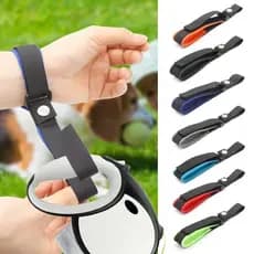 Coleira para animais de estimação, alça de pulso para caminhada de cães, ferramenta útil, tipo pulso, trela retrátil aut