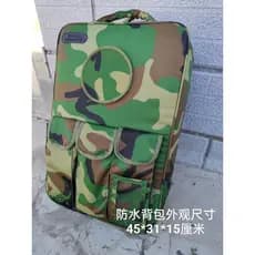 Genuíno ao ar livre mochila tática saco toalete mochila à prova dwaterproof água zíper interno multifuncional viagem mon