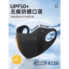 2025 novo estilo sem costura protetor solar máscara feminina 3d gelo seda Anti-ultravioleta pára-sol mais magro olhar má