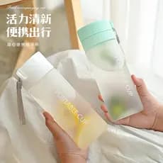 Copo de água de alto valor, copo de chá de plástico resistente a choques de qualidade alimentar, bonito, prático, mascul