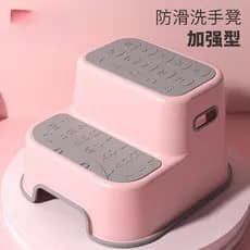 Lavatório infantil Footstep antiderrapante lavagem mão escovação almofada de dente Footstool lavagem do bebê passo toale