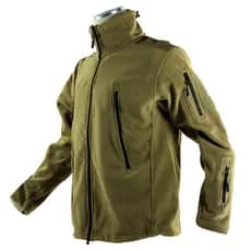 Rhino Armor Forro macio à prova de frio P300 Jaqueta de lã grossa costura de Nylon à prova de vento marrom quente