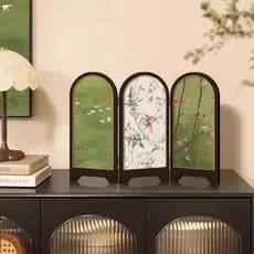 Novo estilo chinês verde Asuka tela decoração de mesa armário entrada mesa chá decoração para casa sala estar presente