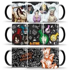 Cross-Border dr stone dr stone caneca térmica que muda de cor xícara de chá de café para parentes e amigos presentes div