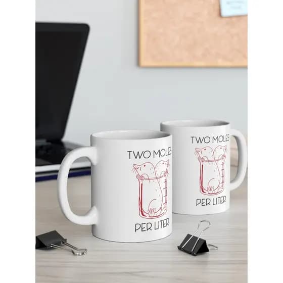 Todos os litros 2 Moore divertido professor de química copo escolar inglês xícara de café caneca criativa xícara de café