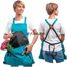 Avental de jardinagem de bolso grande ao ar livre unissex lona colheita legumes frutas pai-filho atividades Outing saco