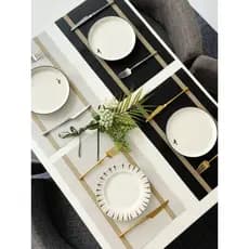 Tapete de mesa estilo europeu, luz de alta qualidade, luxo, doméstico, antiderrapante, resistente a altas temperaturas,