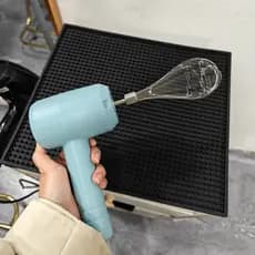 Barbeiro cabeleireiro tintura creme liquidificador ferramenta automática elétrica mistura cor creme peróxido de hidrogên