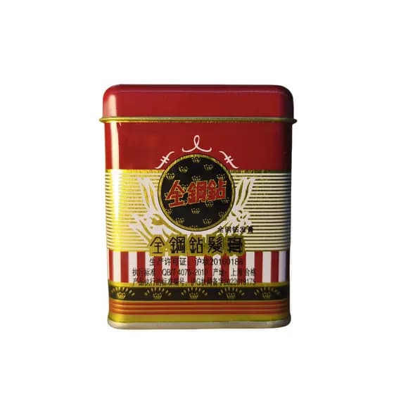 Todo em aço diamante (diamante) creme de cabelo cera de cabelo creme de cabelo caixa de lata 93.5g Shanghai mercado Yuyu