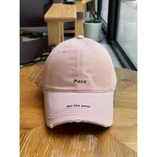 Carta bordado angustiado macio topo chapéu de beisebol feminino primavera outono casal estilo simples protetor solar mos