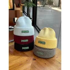 Outono inverno casal estilo quente chapéu de malha masculino olhar rosto pequena proteção de orelha grandes crianças pod