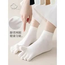 Malha meias de cinco dedos mulheres verão meias finas meias femininas meninas dedos desodorante Split-toed meias feminin
