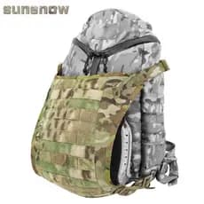 [Sun Snow Made] Mochila tática dupla face pendurada bolso canguru Hamster MOLLE placa de extensão camuflada jasmim placa