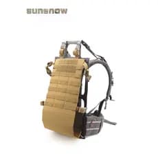 [Sun Snow Made] Mochila tática com estilingue de carga Placa suspensa Placa de jasmim Placa MOLLE Placa de extensão Sun