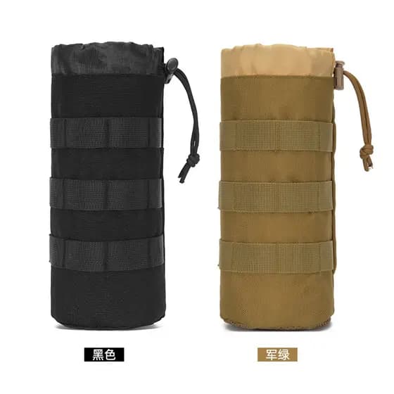 Mochila ao ar livre pendurado saco de garrafa de água pendurado saco de garrafa de água tático portátil à prova dwaterpr