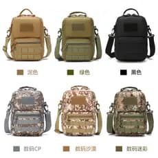 Zhongyi EDC bolsa de peito camuflada bolsa Crossbody montanhismo Oxford pano ferramenta bolsa de documentos bolsa de omb