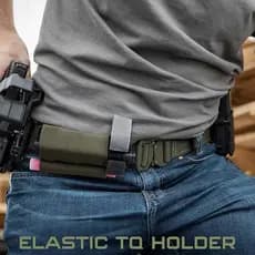 Cinto elástico manga de tração rápida masculino equipamento tático ao ar livre multifuncional cinto de armazenamento sac