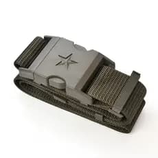 Cinto externo tático de segurança para estudantes, conjunto de cinto trançado de Nylon, cinto de treinamento, fivela de