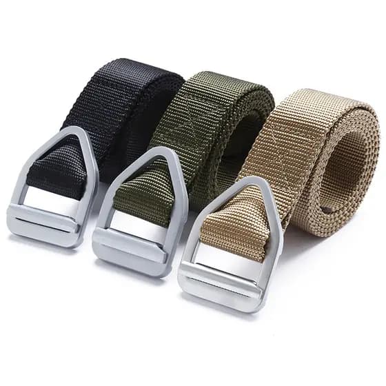 Cinto tático de bala masculino, esportes ao ar livre, macacão de Nylon, cinto Casual de lona, ventilador militar, treina