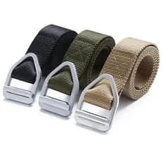 Cinto tático de bala masculino, esportes ao ar livre, macacão de Nylon, cinto Casual de lona, ventilador militar, treina