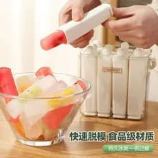 Bandeja de gelo de Silicone barra longa grande cubo de gelo molde uísque grau alimentício geladeira caixa de gelo grande