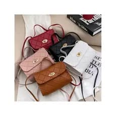 Bolsa feminina de comércio exterior portátil em relevo moda pequena bolsa quadrada estilo na moda Cross-body pronto esto