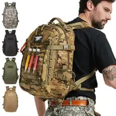 Mochila ao ar livre masculina leve à prova dwaterproof água multifuncional grande capacidade montanhismo viagem molle tá