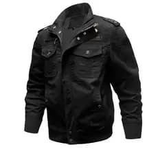 Estilo militar masculino primavera outono inverno nova jaqueta ventilador do exército dos eua bordado algodão lavado 993
