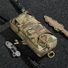 Novo estilo tático EDC cinto saco faca ferramenta molle pequeno saco acessório saco tático saco de armazenamento de sobr