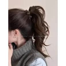 Além de linha telefônica de pelúcia laço de cabelo bandana feminino high-End alta elasticidade laço de cabelo não estran