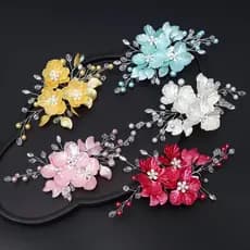 T cocar crianças adulto dança desempenho acessórios estilo étnico cabeça flor foto estilo Hairpin inserção pente acessór
