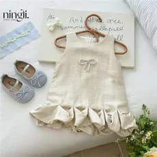 Meninas rica filha saia verão um ano de idade vestido 2025 novo estilo crianças bebê moda vestido de princesa
