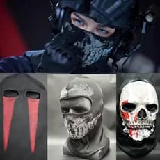 Thiefless cos keengan keengan chapelaria máscara facial cod16 esqueleto fantasma convocação koing exposição em quadrinho