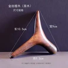 Massageador de sândalo, bastão de acupuntura, Cone Triangular, ponto de acupuntura de madeira, massageador de pés, massa
