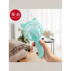 Ventilador/prensa Manual pequena e fofa portátil para estudantes