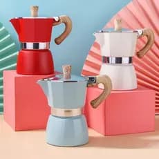 Moka pote doméstico pote de café expresso máquina de fazer café fermentação manual italiano pote de extração de cerveja