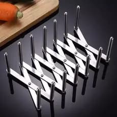 Aço inoxidável retrátil ajustável prato rack de armazenamento cozinha dobrável Multi-Purpose vapor rack pote tampa rack