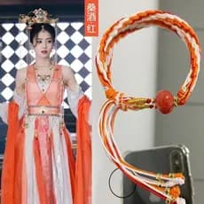 Longa lua cinzas ming mercadoria mão corda ming noite pulseira mesmo estilo reencarnação produto acabado pulseira Ember